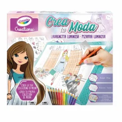 CRAYOLA creations – crea la moda – lavagnetta luminosa con accessori><noscript><img width=