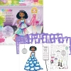 CRAYOLA creations glam fashion super set – disegna la tua collezione di moda | set creativo con stencil e stickers per bambine 8+> Kit Artistici E Pittura
