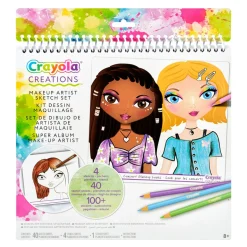 CRAYOLA kit creativo stencil & colouring – impara a disegnare> Kit Artistici E Pittura