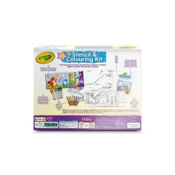 CRAYOLA kit creativo stencil & colouring – impara a disegnare> Kit Artistici E Pittura