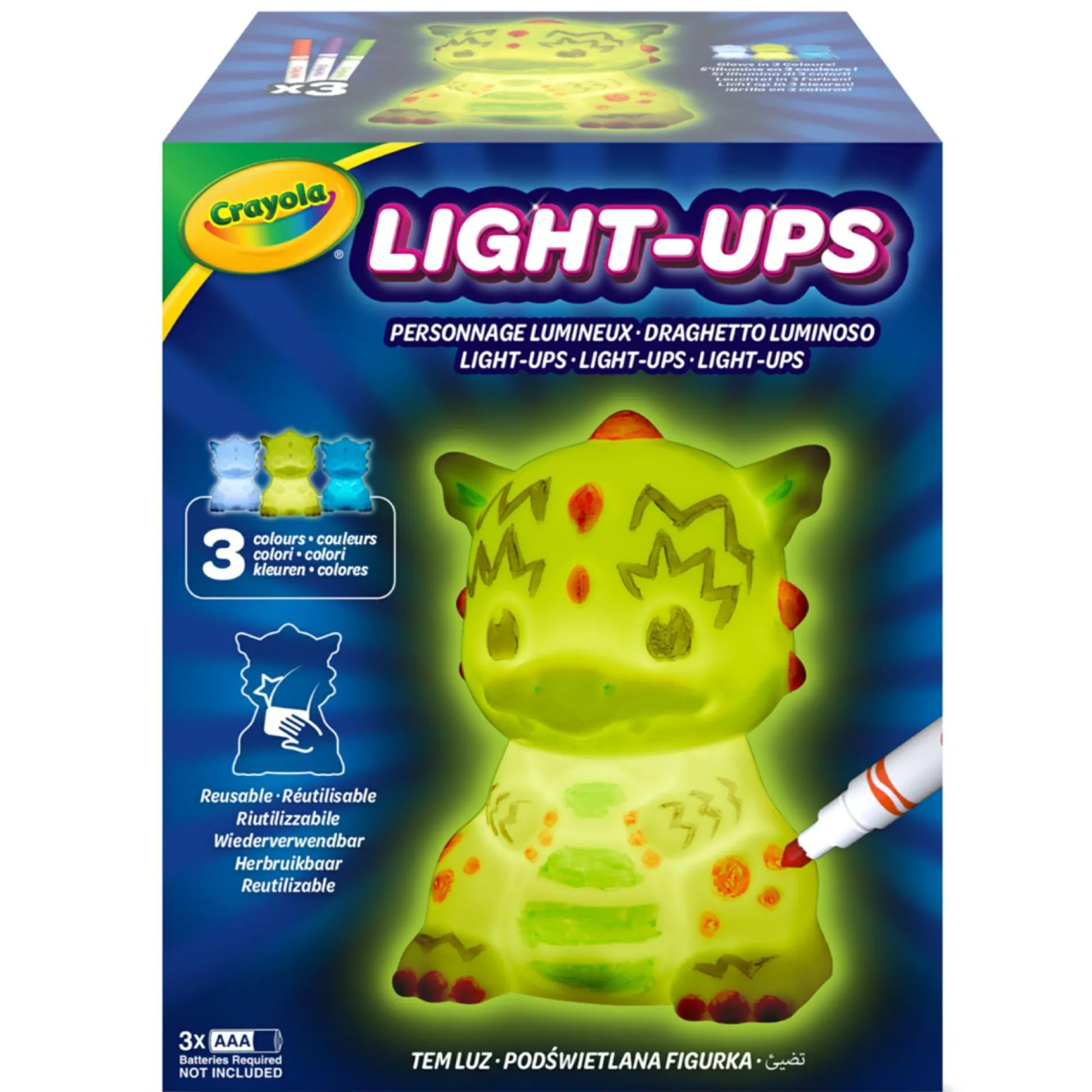 CRAYOLA lampada luminosa – colorala e ricolorala come vuoi tu!> Kit Artistici E Pittura
