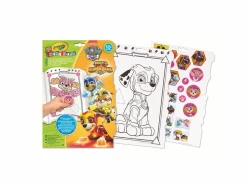 CRAYOLA minikids – album colora con gli adesivi paw patrol> Kit Artistici E Pittura