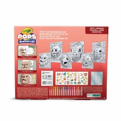 CRAYOLA pops 3d activity set cuccioli di animali – colora e crea disegni tridimensionali><noscript><img width=