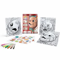 CRAYOLA pops 3d activity set cuccioli – 3 soggetti – colora e crea disegni tridimensionali> Kit Artistici E Pittura