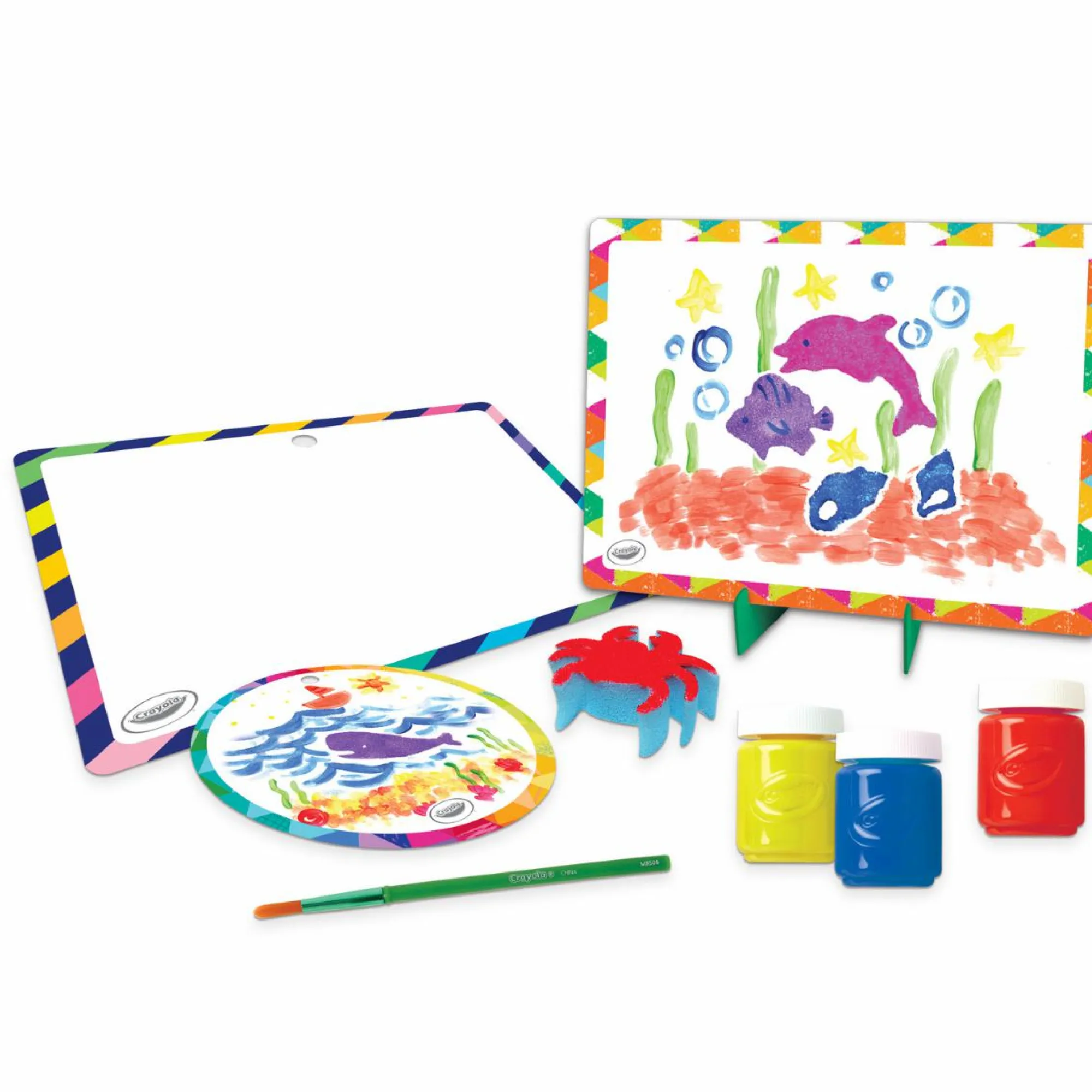 CRAYOLA set atelier di pittura – dipingi con tempere lavabili, attività creativa per bambini> Kit Artistici E Pittura