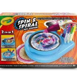 CRAYOLA spin & spiral art station set – crea vortici di colore><noscript><img width=