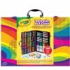 CRAYOLA valigetta colori arcobaleno – kit creativo con 140 pezzi assortiti, età consigliata: 5-10 anni> Kit Artistici E Pittura