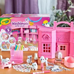 CRAYOLA washimals – super salone di bellezza – 5 modi per giocare e decorare! – colora e fai il bagnetto ai tuoi adorabili cuccioli!><noscript><img width=