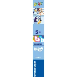 CREART serie junior, bluey, kit dipingere con i numeri, contiene 2 tavole prestampate, pennello, col – ravensburger><noscript><img width=