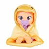 CRY BABIES bathtime zoe, bambola che fa il bagnetto e reagisce con suoni in acqua, corpo impermeabile ed accappatoio incluso> Bambolotti