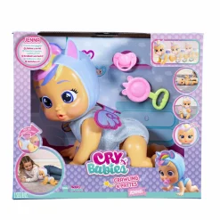 CRY BABIES crawling jenna, bambola che gattona davvero come un bebè><noscript><img width=