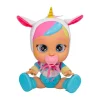CRY BABIES daycare dreamy – bambola bebè unicorno con accessori, suoni realistici, piange lacrime vere> Bambolotti