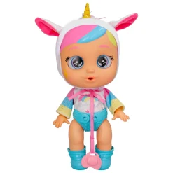 CRY BABIES daycare dreamy – bambola bebè unicorno con accessori, suoni realistici, piange lacrime vere><noscript><img width=
