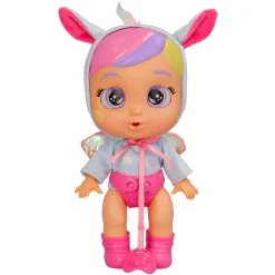 CRY BABIES daycare jenna – bambola bebè unicorno con accessori, suoni realistici, piange lacrime vere><noscript><img width=