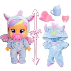 CRY BABIES loving care dreamy, jenna e hannah, bambola singola assortita con 3 accessori ciascuna, piangono lacrime vere><noscript><img width=