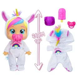 CRY BABIES loving care dreamy, jenna e hannah, bambola singola assortita con 3 accessori ciascuna, piangono lacrime vere><noscript><img width=