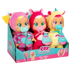 CRY BABIES tiny cuddles daycare, bambola soffice assortita con ciuccio, ideali per i piccoli><noscript><img width=