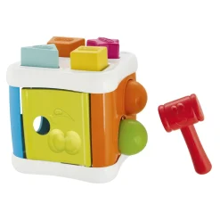 Chicco Cubo incastra e martella, gioco forme e incastri, 10 – 36 mesi><noscript><img width=