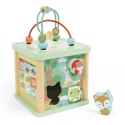 WOOD 'N' PLAY Cubo multiattività in legno – wood “n” play> Giochi Di Imitazione In Legno