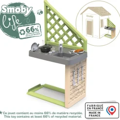SMOBY Cucina estiva life per casette – accessori inclusi, gioco creativo><noscript><img width=