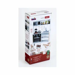 MIELE Cucina in legno con luci e suoni – fornello, microonde, lavello estraibile e accessori inclusi – 70x30x91 cm><noscript><img width=