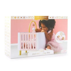 FAO Schwarz Culla con giostrina musicale per bambole fao baby><noscript><img width=