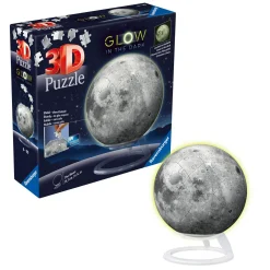 RAVENSBURGER 3d puzzle luna glow in the dark –><noscript><img width=