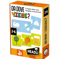 HEADU Da dove viene. l’origine delle cose spiegata ai più piccoli! s.t.e.m.3-6 anni> Primi Apprendimenti