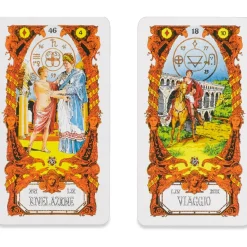 -- No Brand -- Dal negro – l’oracolo della sibilla, mazzo di tarocchi originali con libretto  – ideale per principianti e avanzati> Giochi Di Carte