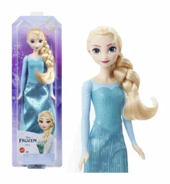 Disney frozen – elsa bambola con abito esclusivo e accessori ispirati ai film frozen 1, giocattolo per bambini, 3+ anni, hlw47> Fashion Dolls