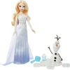 Disney frozen – le avventure di elsa e olaf, set con bambola elsa, personaggio olaf e sabbia modellabile> Fashion Dolls