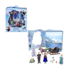 Frozen Disney – set 6 personaggi , mini bambole e accessori ispirati ai film> Fashion Dolls