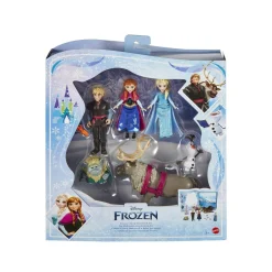 Frozen Disney – set 6 personaggi , mini bambole e accessori ispirati ai film><noscript><img width=