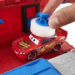 Cars Disney pixar – mack trasformabile playset, giocattolo 2 in 1 con camion e officina per la messa a punto, con lanciatore, ponte , giocattolo per bambini 3+ anni><noscript><img width=