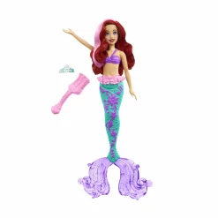 Disney princess – ariel cambia colore, bambola sirenetta con capelli e coda cambia colore, giocattolo acquatico ispirato al film , giocattolo per bambini, 3+ anni, hlw00><noscript><img width=