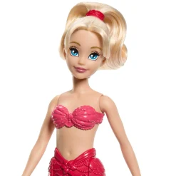 Disney princess – ariel e le sue sorelle, set 3 bambole sirena alla moda con code glitterate><noscript><img width=