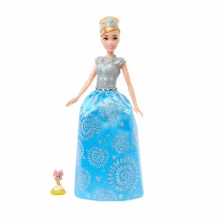 DISNEY PRINCESS – cenerentola royal fashion reveal, bambola con mini personaggio, 12 abiti e accessori a sorpresa inclusi, ispirati ai film disney, 3+ anni, hmk53><noscript><img width=