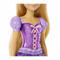 Disney princess – rapunzel bambola snodata, vestita alla moda con capi e accessori scintillanti ispirati al film , giocattolo per bambini, 3+ anni, hlw03><noscript><img width=