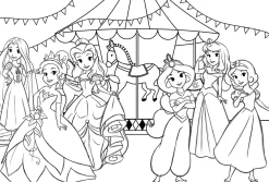 DISNEY PRINCESS Disney puzzle maxifloor 2 x 12 princess><noscript><img width=