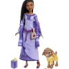 Disney wish set avventure, con bambola asha di rosas, cucciolo valentino, star e accessori> Fashion Dolls