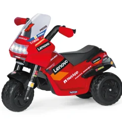Peg Perego Divertimento in pole position con la moto elettrica ducati con luci e suoni –> Cavalcabili Elettrici