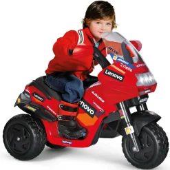 Peg Perego Divertimento in pole position con la moto elettrica ducati con luci e suoni –> Cavalcabili Elettrici