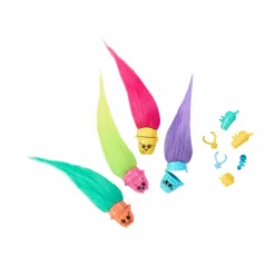 Trolls Dreamworks tutti insieme – playset mount rageous, con una mini bambola regina poppy, 4 amici hair pops e 25+ accessori inclusi, ispirato al film, 3+ anni, hnv37><noscript><img width=