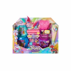 Trolls Dreamworks tutti insieme – playset mount rageous, con una mini bambola regina poppy, 4 amici hair pops e 25+ accessori inclusi, ispirato al film, 3+ anni, hnv37><noscript><img width=