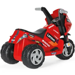 Peg Perego Ducati mini evo, maxi divertimento! la moto elettrica per bambini con luci e suoni –><noscript><img width=