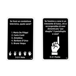 MATTEL GAMES E se fossi…, gioco per adulti con domande divertenti e ridicole, votazione con le dita con carte e ruote> Giochi Di Strategia