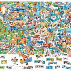 HEADU Easy english 100 words city. giocare e imparare subito con un metodo efficace> Giochi Per Imparare Le Lingue