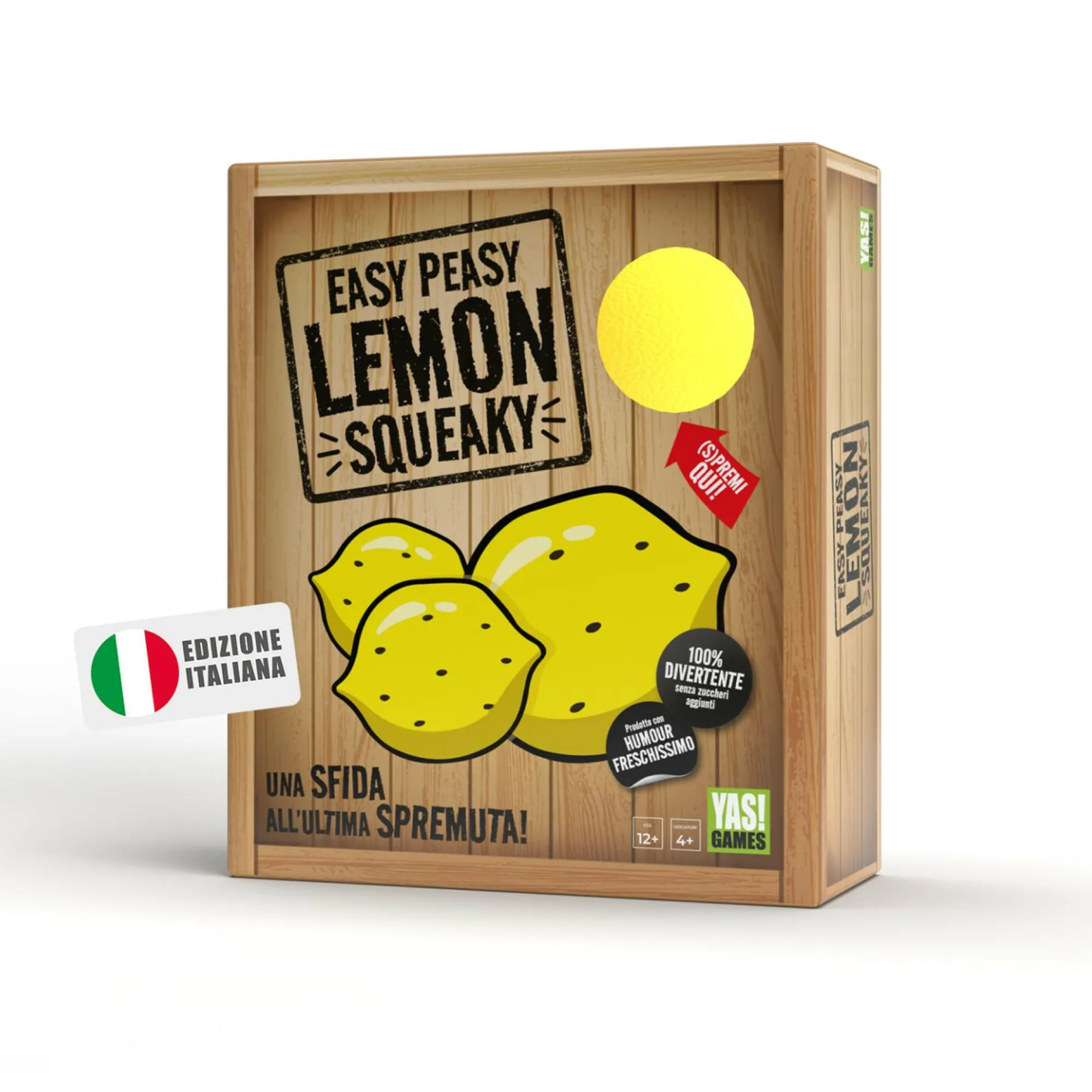 ROCCO GIOCATTOLI Easy peasy lemon squeaky – yas!games – l’unico in italiano> Giochi Da Tavolo Per Adulti E Carte Collezionabili|Giochi In Scatola Per Famiglia