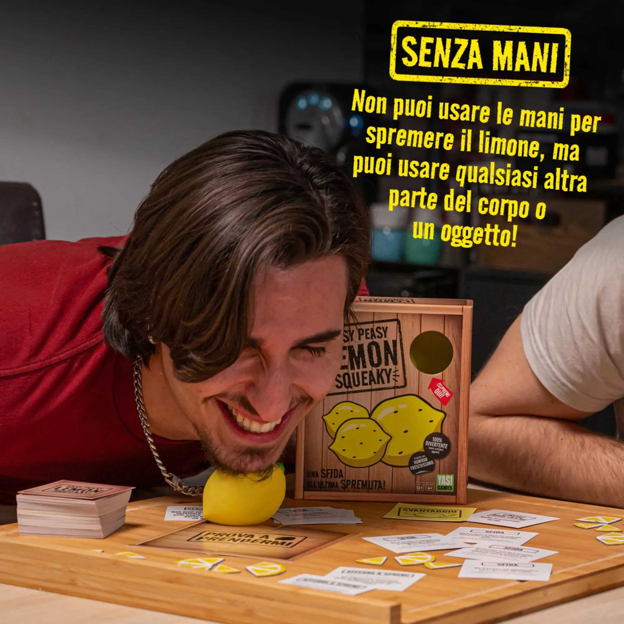 ROCCO GIOCATTOLI Easy peasy lemon squeaky – yas!games – l’unico in italiano> Giochi Da Tavolo Per Adulti E Carte Collezionabili|Giochi In Scatola Per Famiglia
