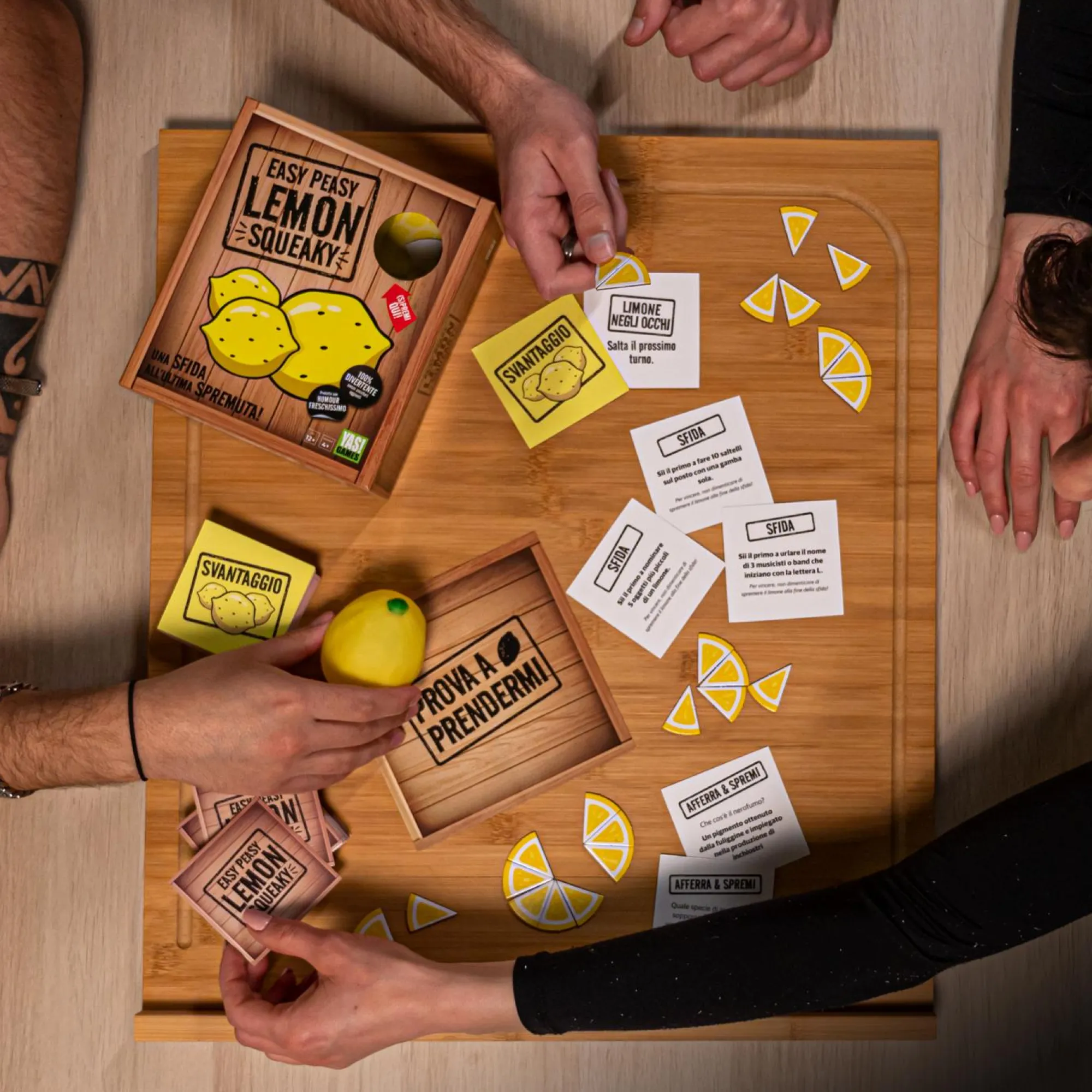 ROCCO GIOCATTOLI Easy peasy lemon squeaky – yas!games – l’unico in italiano> Giochi Da Tavolo Per Adulti E Carte Collezionabili|Giochi In Scatola Per Famiglia